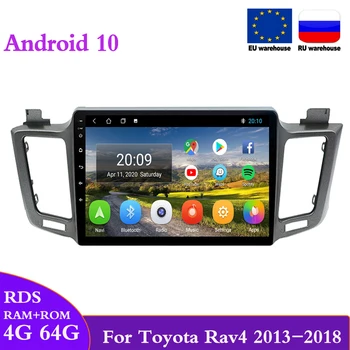 Android 10 autorádia Pre Toyota RAV4 Rav 4 2013 2016-2018 2 DIN Auto Multimediálne Video Prehrávač, GPS Autoradio 2din Dvd