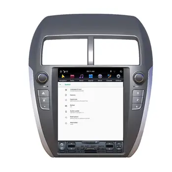 Android 9.0 Tesla Vertikálne Obrazovke auto Prehrávač, GPS Navigáciu Pre Mitsubishi ASX 2010-Audio Prehrávač 10.4 palce