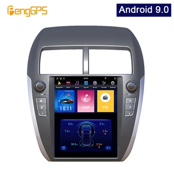 Android 9.0 Tesla Vertikálne Obrazovke auto Prehrávač, GPS Navigáciu Pre Mitsubishi ASX 2010-Audio Prehrávač 10.4 palce