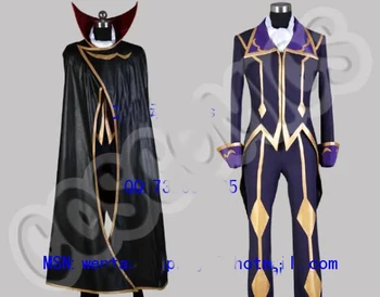 Anime Code Geass Cos Lelouch Cosplay Kostým Oblečenie (s Plášť) Vianočné Oblečenie Pre Halloween Party