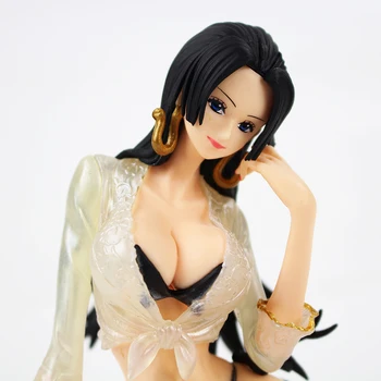 Anime Jeden Kus Boa Hancock Lesklé Plavky Lesk Glamours Sexy Dievča PVC Akcie Obrázok Brinquedos Figurals Toy Model Bábiky