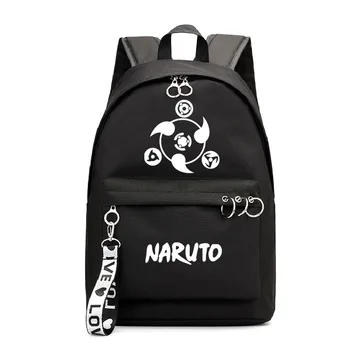 Anime Naruto Batoh Škola Knihy Tašky Mochila Cestovná Taška Notebook Páse S Nástrojmi Prsteň Kruhu Chlapec Dievčatá Batoh Ružová Čierna