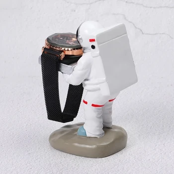 Astronaut displeja, stojan podporu s hubky sledovať stojan stará gazdiná krúžok luxusný náhrdelník darček displej stojan