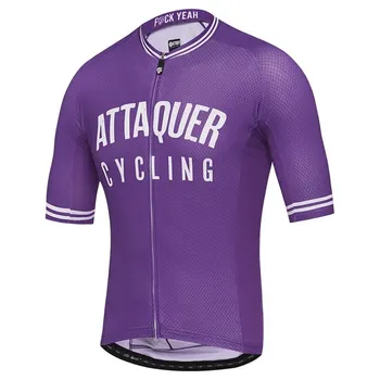 Attaquer cyklistika Dres Čistý 2020 Unisex Muži ženy Tím cyklistické oblečenie Krátky rukáv, požičovňa športových závod topy nosenie bicykli Jersey
