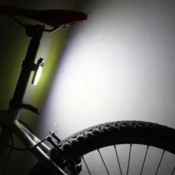 Aubtec Červené, modré, červené, biele svetlo, Požičovňa LED Vodotesný zadné svetlo Nabíjania cez USB v Noci Jazdiť na Bicykli Bezpečnostné Výstražné Svetlo Svetlo na Bicykel