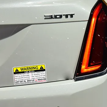 Auto Bezpečnostné Upozornenie Pravidlá Odtlačkový karty Nálepka pre Nissan NV200 Nuvu NV2500 Fórum Denki 350Z Zaroot Marca Murano TIIDA