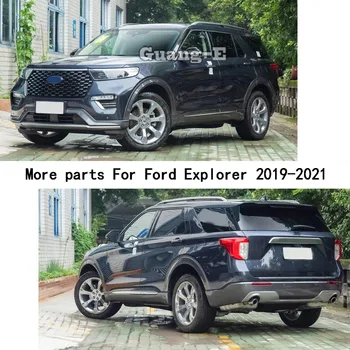 Auto Cover Stick Vnútorné Strede Prednej Shift Kút Pádlo Pohár Rám Orezania Panel Časti 2 ks Na Ford Explorer U625 2019 2020 2021