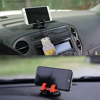 Auto Držiaka Telefónu Stojí Otočná Podporu Anti-Sklzu Mobile 360 Stupeň Vrchu Palubnej dosky GPS Navigácie Univerzálny Auto Príslušenstvo