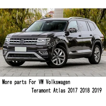 Auto Styling Cover Stick Rám Lampa Výbava ABS Chróm kľučky Časti 8pcs Pre VW Volkswagen Teramont Atlas 2017 2018 2019 2020