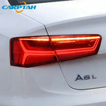 Auto Styling zadné Svetlá zadné svetlo Pre Audi A6, A7 2012 - 2016 Zadné Lampy DRL + Dynamické Zase Signál + Zadnej strane + Brzdové Svetlo LED