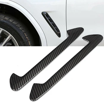 Auto Uhlíkových Vlákien Styling Strane Vzduchu Blatník Prieduch Výbava Ochrana pre BMW X3 G01 X4 G02 2018 2019 2020 ABS Plast