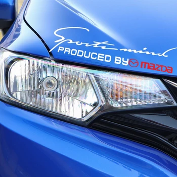 Auto odtlačkový aršík nálepiek lampa obočie šport design kapota svetlometu pre Mazdas 5 6 323 626 RX8 7 MX3 MX5 Atenza Axela Príslušenstvo