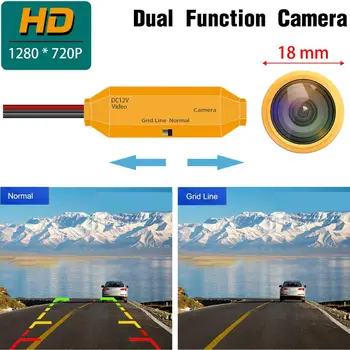 Auto príslušenstvo HD 1280x720P Zlaté Cúvaní Zozadu Zálohy Kamera pre Toyota Corolla na roky 2007-2013