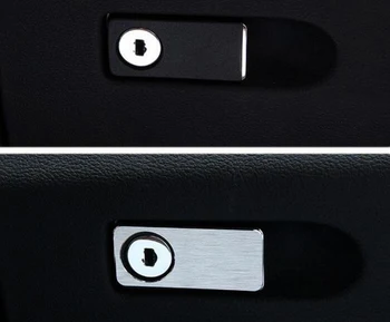 B/ENZ W204 W212 W218 C E GLK CLS Triedy Vnútra Rukavice Úložný Box prepínač Blokovania Kryt Výbava dekorácie Flitrami
