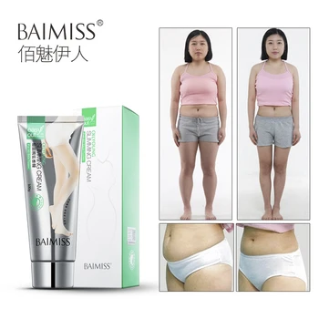 BAIMISS Chudnutie Krém Produkty na chudnutie Nohu Telo Pás Účinné Proti Celulitíde Spaľovanie Tukov telový Krém 100 g