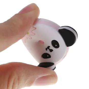 BPA Free Silikónové Korálky Panda Cartoon DIY Náhrdelník Prívesok Náramok Dieťa Teether Počiatočných Starostlivosti Ústne Dodávky Sústo Žujte Hračky