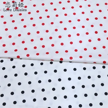 Bavlna candy bodky keper handričkou DIY pre deti, posteľná bielizeň vankúše oblečenie šaty handwork prešívanie patchwork tkanín tkaniva