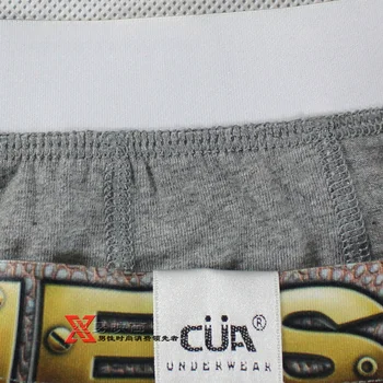 Bavlnené boxerky falošné taška na pás, dizajn double penetrácia bielizeň DAN1111916A