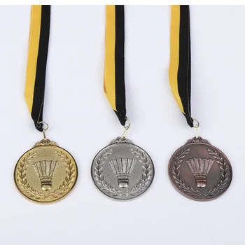 Bedminton MedalsGold Farba Medaila a Strieborná Medaila Farba a Branze Farba Medaila