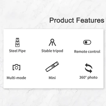 Bezdrôtový Bluetooth Selfie Stick Rozšíriteľná Monopod Mini Statív s Bezdrôtové Tlačidlo Uzávierky pre systém IOS/Android