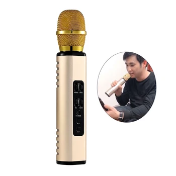 Bezdrôtový Mikrofón Karaoke Bluetooth Ručné Reproduktor Prenosný Telefón Prehrávač, Mikrofón Reproduktor Nahrávať Hudbu Dať priateľ dar