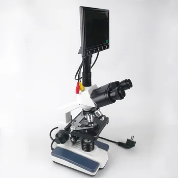 Bezdrôtový digitálny video mikroskop s monitorom a wifi bezdrôtové mikroskopom fotoaparát