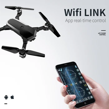 Bezpilotné Lietajúce 200M Skladacie Selfie 2.4 G 6Axis Gyro, RC Drone s WIFI 480P/720P HD Kamera RC Quadcopter Vrtuľník