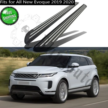 Bežecká doska hodí sa pre L. a Rover Range Rover Evoque 2019 2020 strane kroky nerf bar auto pedál bočné schody bočnej lište 2KS