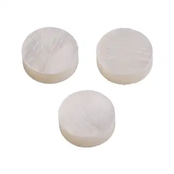 Biela perleť Shell Dot Pražec Vložkou Maker 6 mm pre Gitaru Hmatníka (Balenie 20)