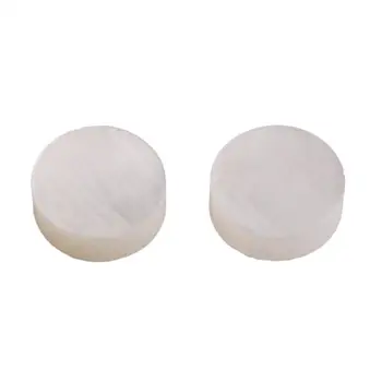Biela perleť Shell Dot Pražec Vložkou Maker 6 mm pre Gitaru Hmatníka (Balenie 20)