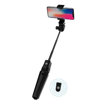 Bluetooth Selfie Stick s Statív Skladacia Fotoaparát Telefónu Selfie-Stick pre iPhone
