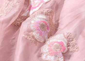 Boollili Letné Šaty 2020 Reálne Hodváb Vintage Maxi Šaty Žien Oblečenie Cheongsam Dámy Dressses Elegantné Ružové Šaty Vestidos