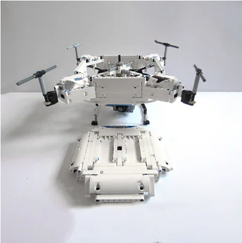 Buildmoc Kompatibilné technic Cudzincov APC-Lietanie Vrtuľníkom Mini drone UFO Drone Upgrade Hot stavebným Hračky Pre Deti