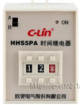 C-Lin Xin Ling licencií HHS5PA 0,1 S-99H digitálne oneskorenia časového relé prietokové nastaviteľné oneskorenie AC220V