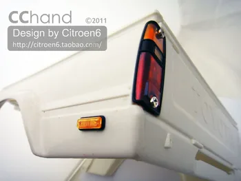 CCHand Strane Zase Lampa Objektív Montáž Telo Príslušenstvo Pre 1/10 TAMIYA Hilux Bruiser Rc8WD TF2