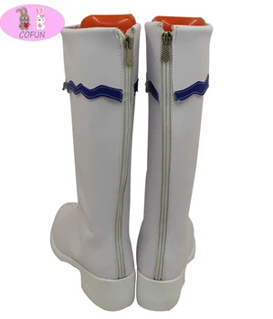 COFUN Sword Art Online Yuuki Asuna Cosplay Topánky Biele Topánky na Zákazku