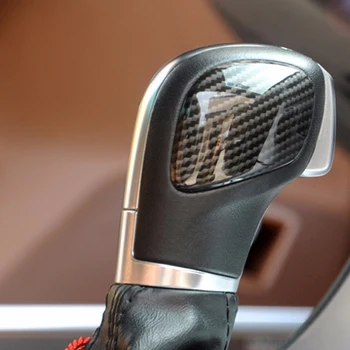 Carbon Fiber Radenie Gombík Hlavu Krytie Výbava Auto Príslušenstvo pre Atlas Tiguan Chrobák Golf Jetta Passat CC