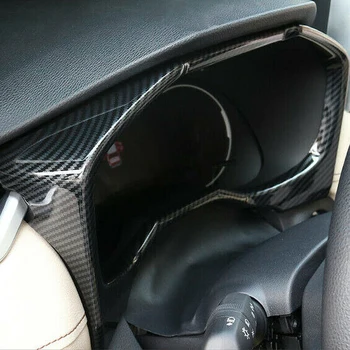Carbon Fiber Vzor Dekoratívny Panel Prístrojovej dosky Rám Orezania Kryt pre Toyota RAV4 2019 2020( Ľavá Smerovka)
