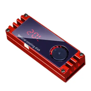 Chladič Chladiaci Ventilátor M. 2 ssd Pevný Disk Radiátor Teploty Digitálne Tichý Tepelnej Fin Chladiča SSD Chladiaci Ventilátor
