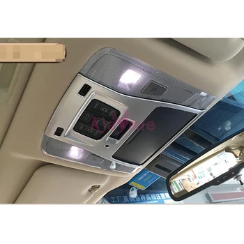 Chrome Auto Štýl Interiéru Lampa na Čítanie Light Switch Prekrytie Panel 2016-2019 Pre Toyota VELLFIRE 30 Alphard Príslušenstvo