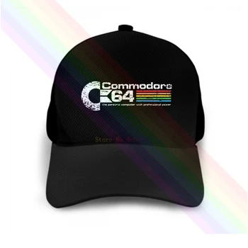 Commodore 64 Logom Klasické Čierne 2020 Najnovšie Čierny Populárny Šiltovku Klobúky Unisex