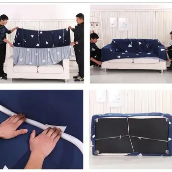Crack gauč kryt elastický obývacia izba
