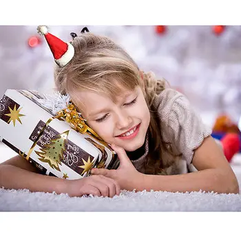 Cute Santa Claus Snehuliak Klobúk Dizajn Vianočné Vlásenky Pre Deti, Dievčatá Woemen