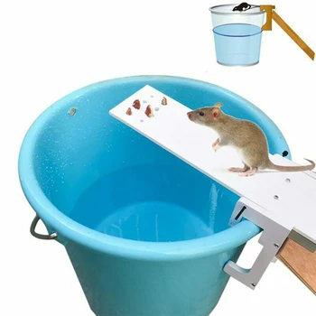 DIY Domáce Záhradného Škodcu Radič Rat Trap Chodiť Lamela Myšou Pasce Humánne Vedro Rat Trap Chytá Myš