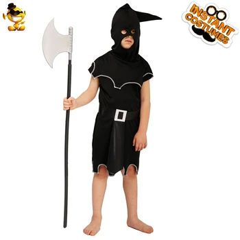 DSPLAY Nový Štýl Detí Kat Kostým Chlapca Čiernej Horor Kostýmy Pre Halloween Karneval Party Chlapci Oblek