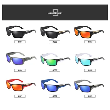 DUBERY Dizajn Značky Polarizované Top Okuliare Mužov Jazdy Odtiene Male Retro Slnečné Okuliare Pre Mužov Lete Zrkadlo Námestie Oculos UV400
