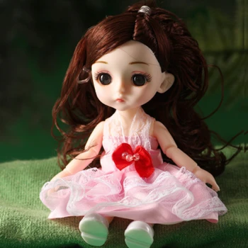 Darčeková krabička SD nahradenie spoločné BJD bábika 16 cm simulácia bábika dievča Realisticky hračka Princezná Módne Bábiky Pre Vianočný Darček