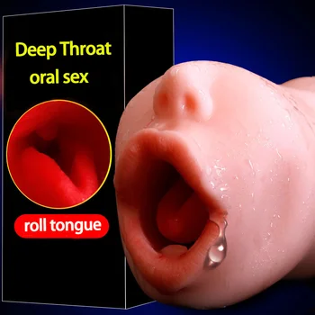 Deep throat fajčenie ústne masturbator pre človeka masturbácia pohár úst skutočná mačička vrecku mens sexuálne hračky pre penis muža hračka