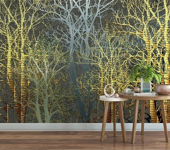 Dekoratívne tapety Priemyselné štýl lesa pozadí na stenu