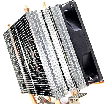 Desktop PC CPU Fan Bronz Trubice Odvod Tepla Stlmiť Vymeniteľné Tepelný Ventilátor QJY99